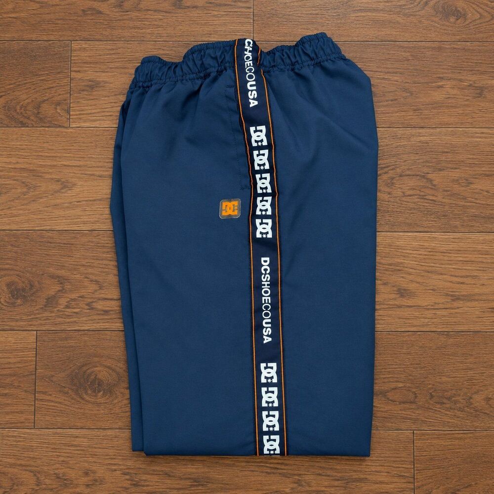 {DC} vintage logo-stripe track pants, M.